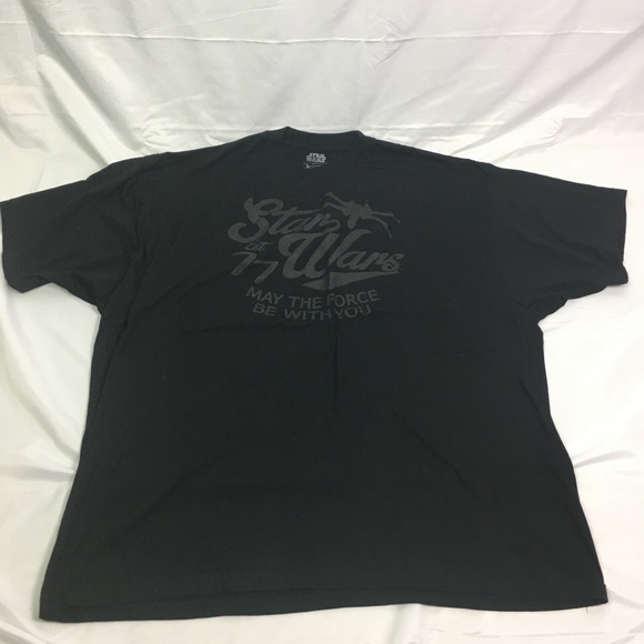Star Wars May The Force Be With You Tee Black XLT